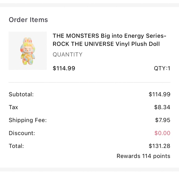 Pop Mart Labubu The Monsters Rock the Universe doll US seller Authentic - Picture 4 of 4